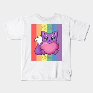 My loving Cat for Special gift Kids T-Shirt